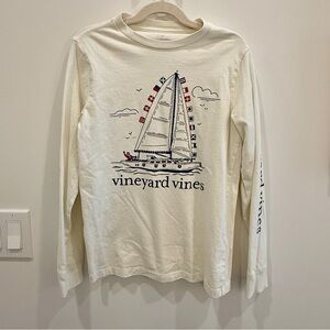 Vineyard Vines Off-White Graphic Tee